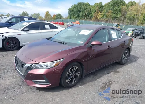 2020 Nissan Sentra Sv Xtronic Cvt z USA, uszkodzony, nr VIN 3N1AB8CV9LY275190
